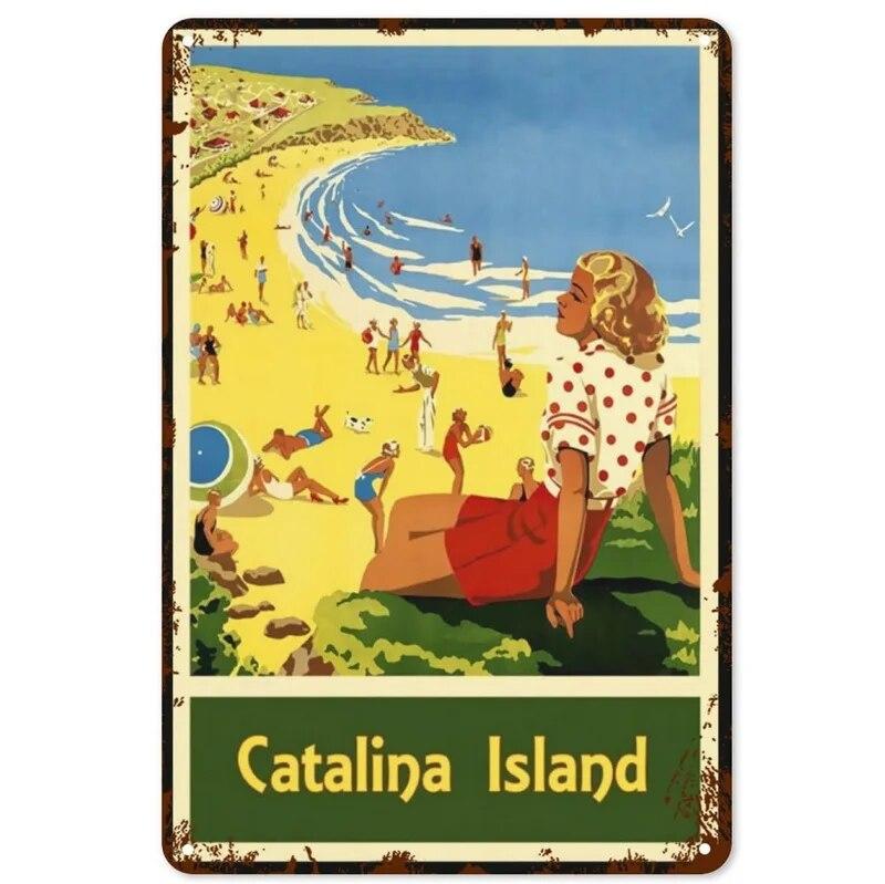 New York Paris Great Wall World Famous Building Metal Tin Signs Posters Plate Wall Decor for Bars Man Cave Cafe Clubs Home