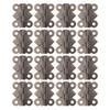 46PCS Small Size Retro Buckle Locks Bronze Box Hinges Angle Code Latch Hook Hasp  Gift Box