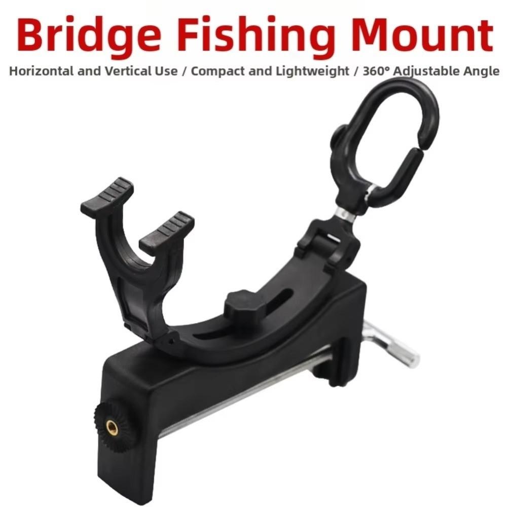 Adjustable Fishing Rod Holder 360° Rotating Fishing Pole Support Fishing Rod Bracket Raft Fishing
