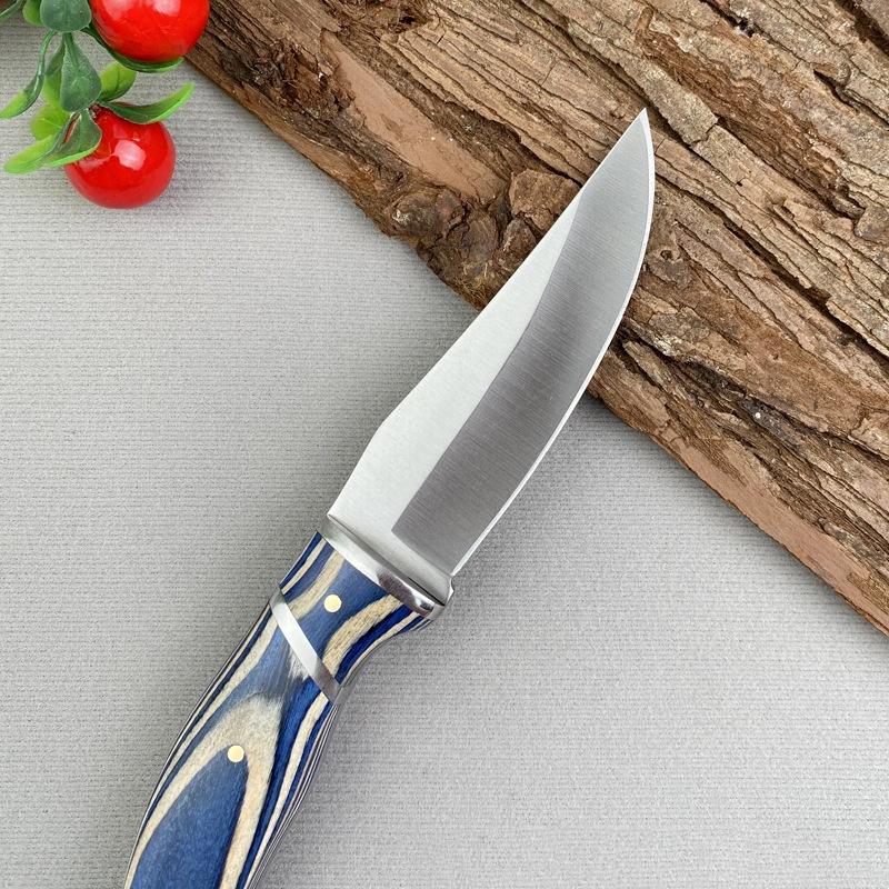 Кухонный нож из кованой нержавеющей стали, нож для обвалки мяса, нож для чистки фруктов, нож для стейка, деревянная ручка с чехлом