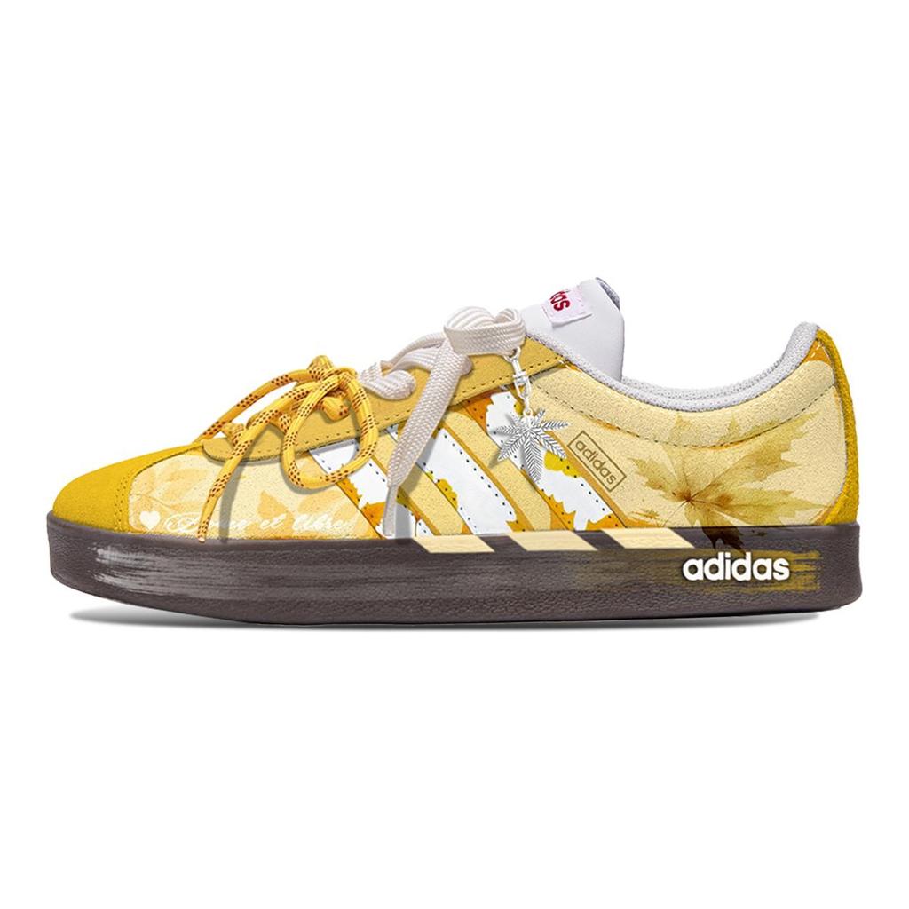 adidas VL COURT 2.0 Свободная Панда, Кленовый Лист Нескользящие И Дышащие Нескользящие И Дышащие Низкие HQ1802(Команда202-)