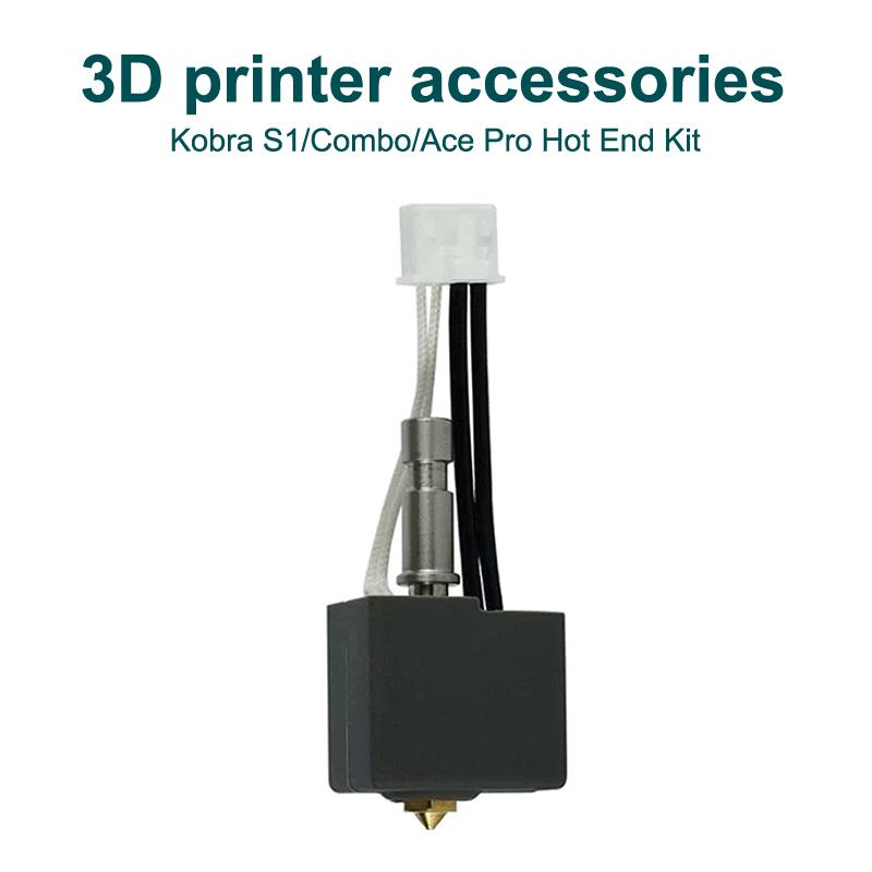 Комплект хотэнда для Anycubic Kobra S1, латунное сопло из закаленной стали 0,4 0,8 1,0 мм, сопло с быстрой заменой для Anycubic Kobra S1 Combo/Ace Pro