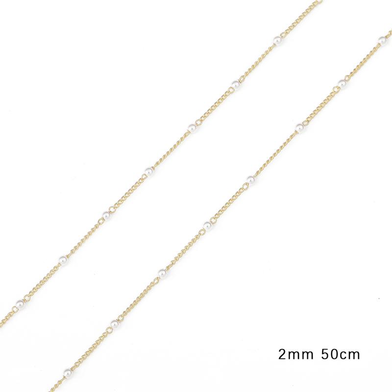 50 см медная цепочка на руку, подвеска для DIY ожерелья, браслета, аксессуары для изготовления ювелирных изделий, принадлежности ручной работы