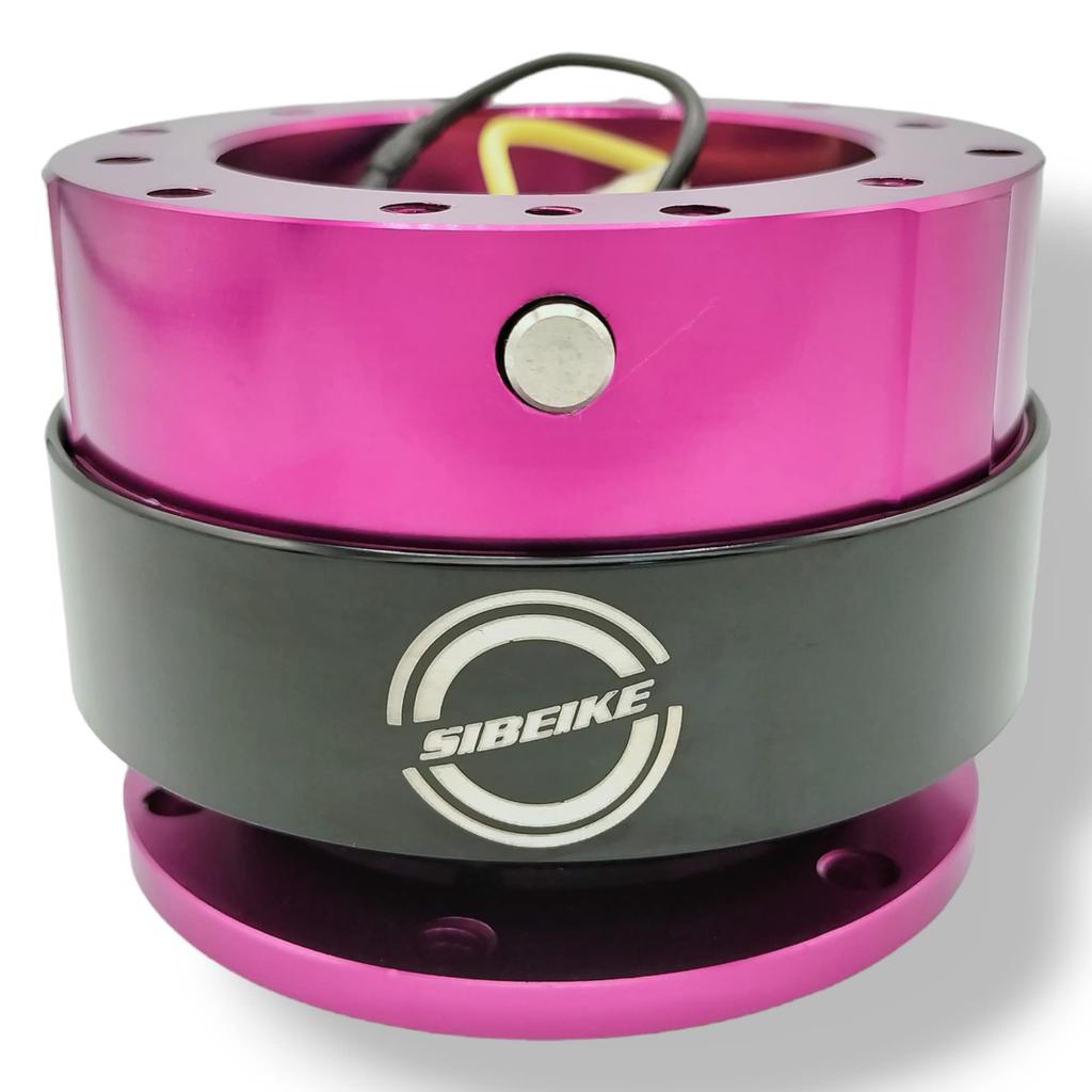 SIBEIKE Quick Release Lenzing Ding Sound Steering Boss Aluminum Control Hub Anodized (Purple)