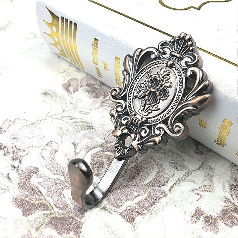 2Pcs Vintage Style Tieback Hooks Zinc Alloy Wall Hook New Curtain Drapery Interior Design