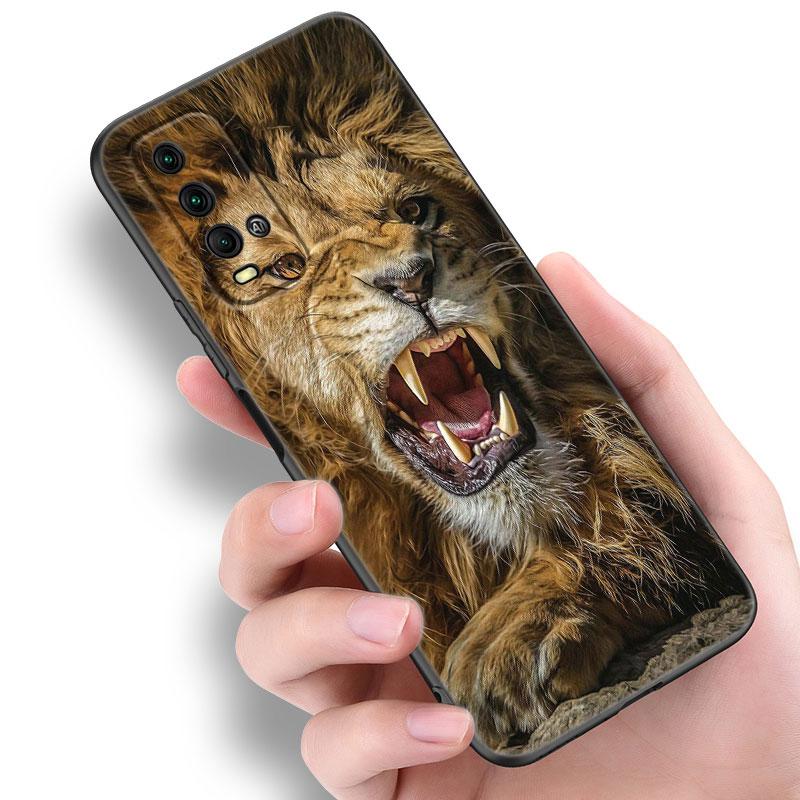Чехол для телефона Lion Alpha Male Cub для Xiaomi Redmi Note 5 6 9T K20 K40 K50 Pro 7A 8A 9A 9C 9i 10A 10C A1 S2, мягкий черный чехол из ТПУ