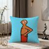 Art Design JJean JJullien Fun cushion cover soft Comfort Pillowcase for Sofa nap Living Room party Home pet Decor Pillowcover