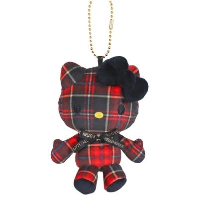 Корпорация Nakajima Коллекция талисманов Hello Kitty Ткань в клетку Черный H10 x x 199133-24 Ш8.5 Г4.5см