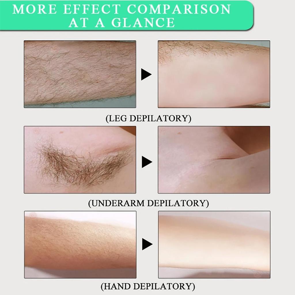 Body Hair Removal Moisturizer That Brightens Skin Tone, Firms Skin and Reduces Dullness
