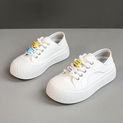Мода 2025 Весна Новые Женские Повседневные Туфли на Плоской Подошве Корейская Версия Студенческие Туфли на Платформе Удобные Дышащие Кроссовки для Женщин