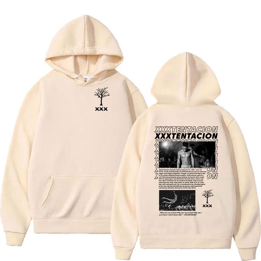 Худи с принтом альбома тура рэпера Xxxtentacion, мужское, винтажное, с длинным рукавом, оверсайз, с капюшоном, хип-хоп, пуловер, уличная одежда