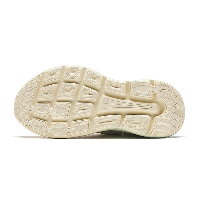 Anta Thick Sole Versatile Comfortable Breathable Low Top Running Shoes Women Sneaker White Blue 922435510-3