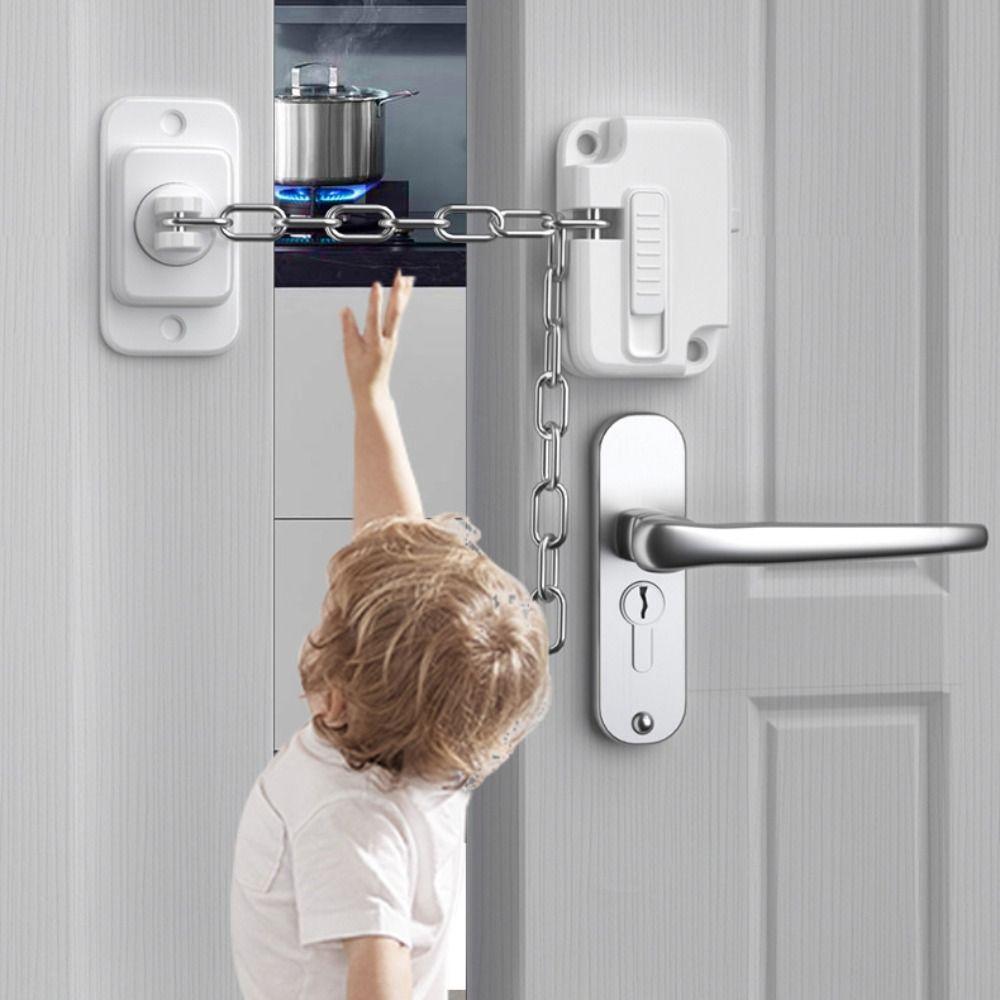 No Drilling Baby Safety Lock Anti-pinch Hand Window Restrictor Refrigerator Door Lock  Home