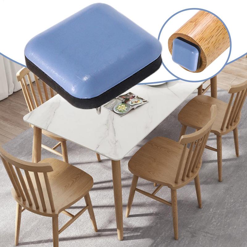 Chair Leg Pads Nail Mounted Furniture Foot Pad Multi-Purpose Furniture Protection Tool For Chairs Benches Chests Tables Sofas