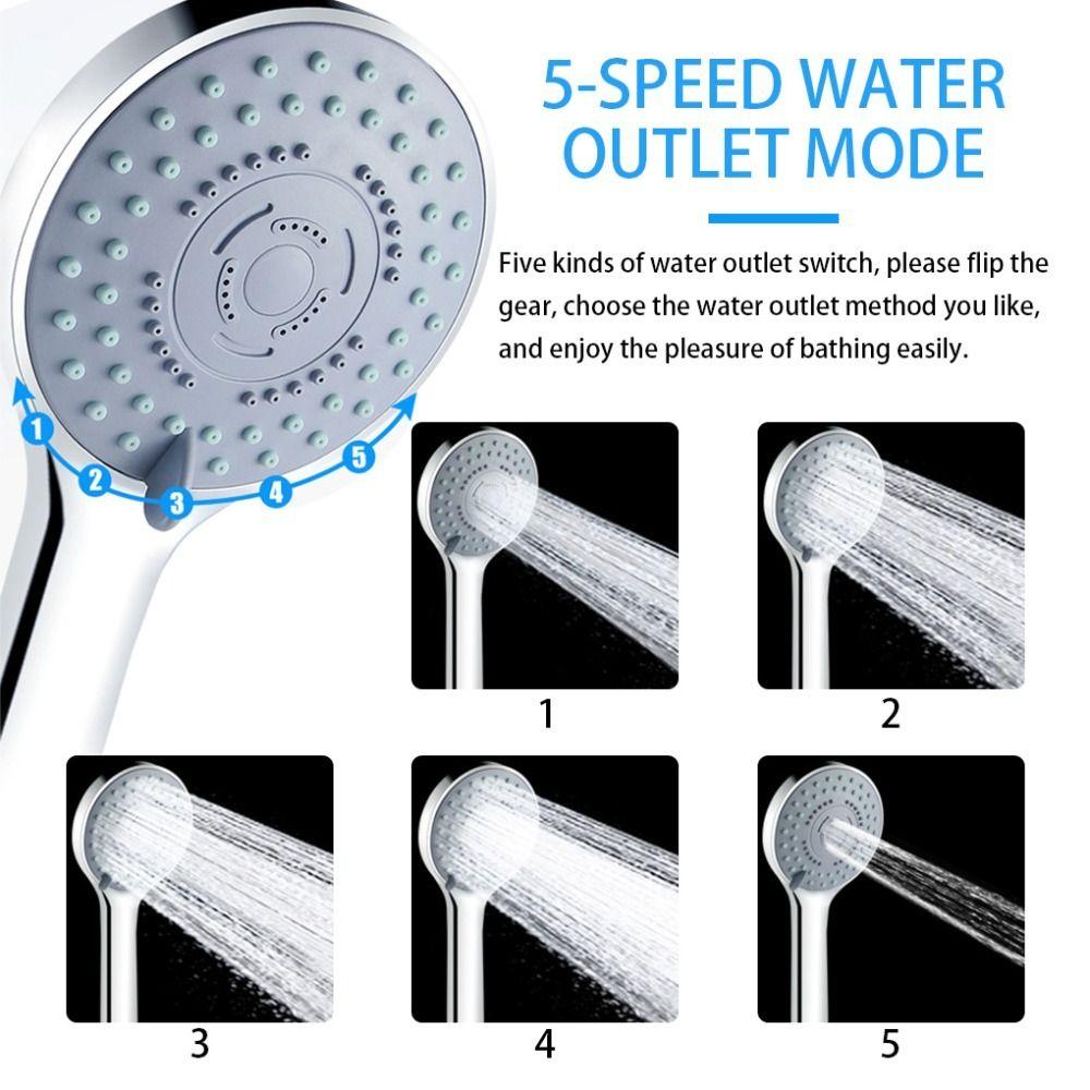 Nozzle Spa Bathroom Filter Hand Held High Pressure Shower Head