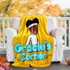 Gracie's Corner printed throw blanket—lightweight,soft,warm;versatile blanket for all seasons—perfect as &air-conditioning throw,nap blanket