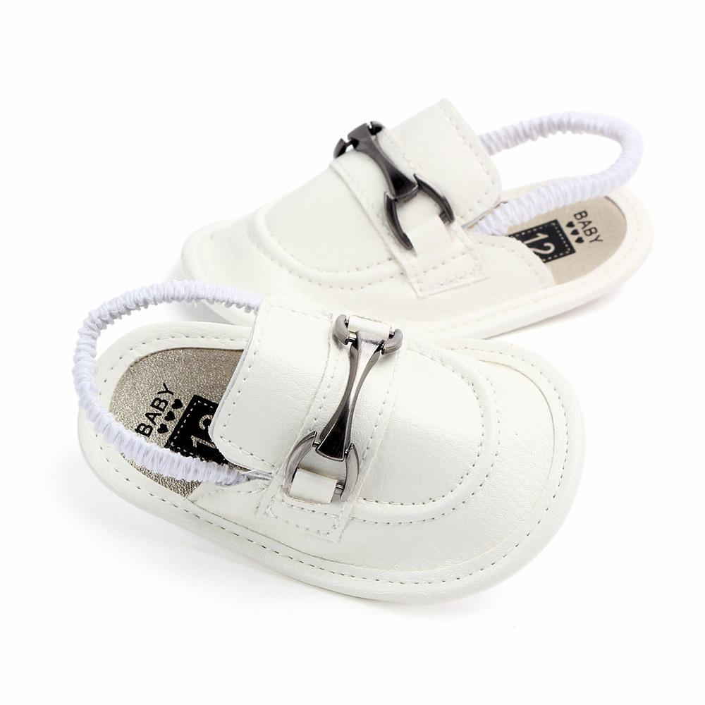 Baby Boys Girls Fashion PU Leather Sandals Baby Shoes Summer Retro Infant Slippers Soft Bottom Shoes Anti-Slip Shoes For Newborn