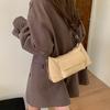 Осень и зима ретро сумка подмышку женская 2025 новая замшевая флисовая маленькая квадратная сумка простая одноплечевая сумка кроссбоди дропшиппинг
