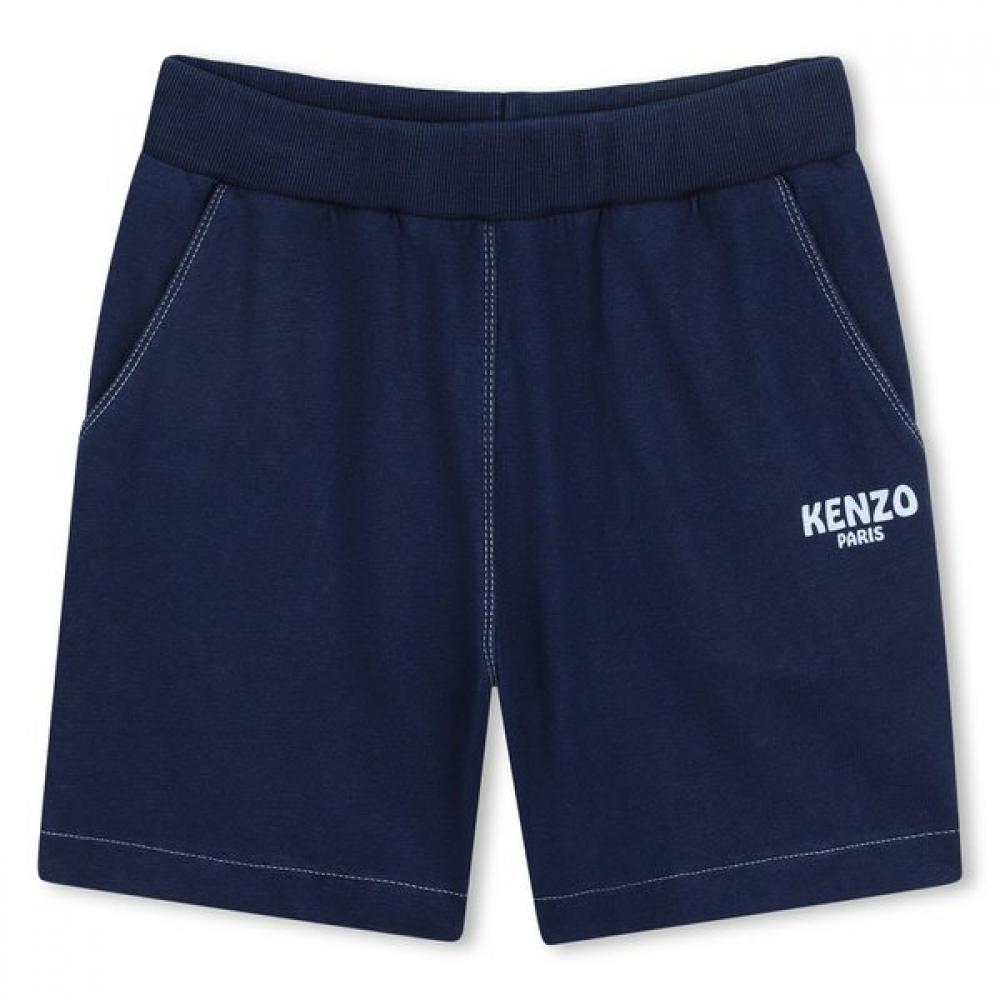 Kenzo Kids Kenzo Garden Logo Training Shorts 3 12 Years 26ss Z265afp215