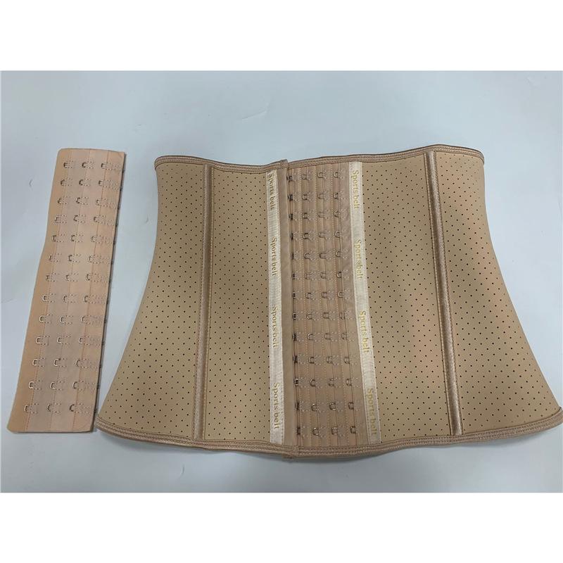 Fitness Rubber Latex Waist Trimmer Belt with Buckles Shape Shaping Sports Abdomen Band Postpartum Body Slimming Extended Size 5