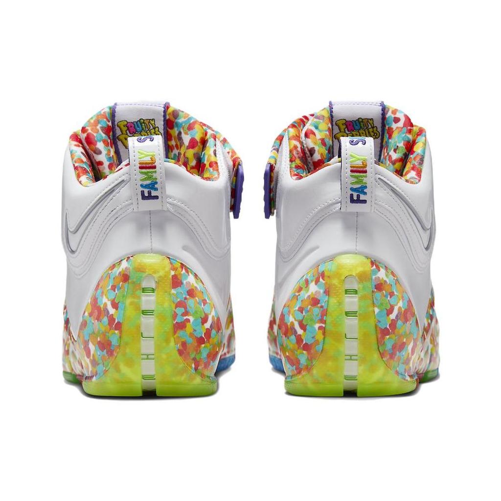 Nike Zoom LeBron 4 Fruity Pebbles 2024 Men Sneakers White True-Red Mean-Green DQ9310-100