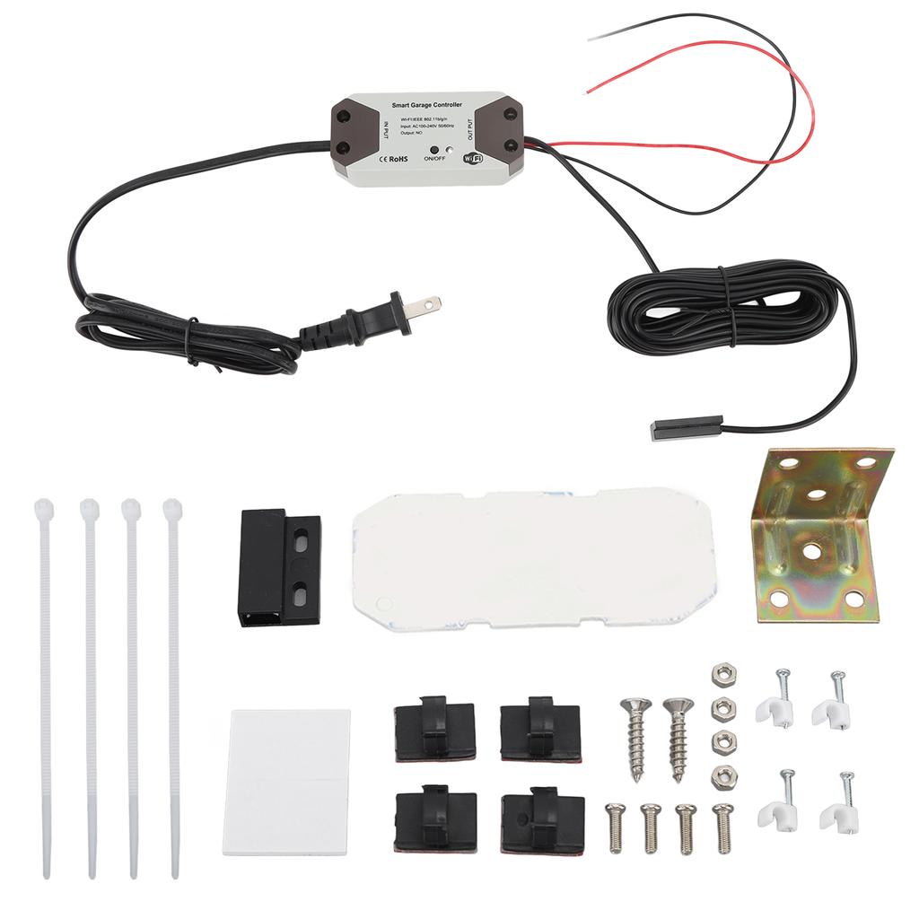 Smart Garage Controller 100?240V ABS Smartphone App Control Wifi Smart Garage Door Opener Remote