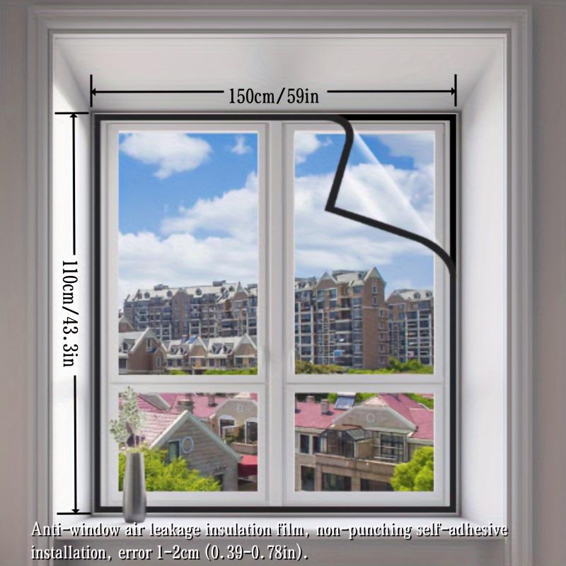 Clear Winter Window Thickened Plastic Windproof Warm Anti Cold Curtain Thermal Insulated for Bedroom