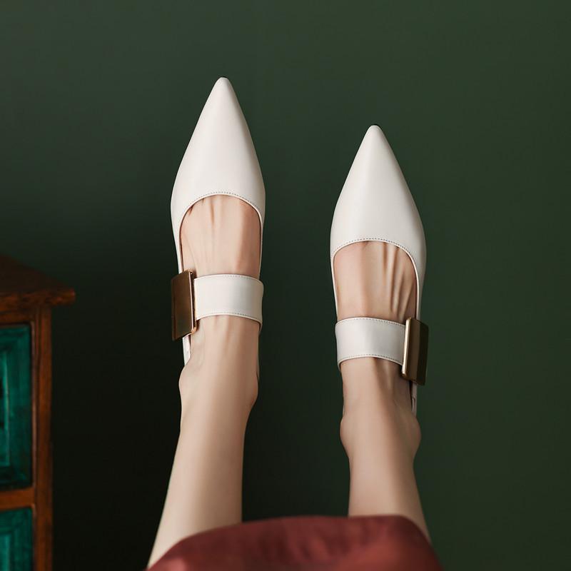 Новинка 2023 года, весна, женские туфли-лодочки из натуральной замши на высоком толстом каблуке SmallHut черного абрикосового цвета с квадратным носком, элегантные женские туфли с металлическим декором