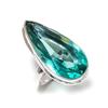Aqua Apatite Gemstone 925 Sterling Silver Gift Jewelry Ring Size 7.5