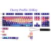 Колпачки для ключей Double Shot PBT, 124 клавиши, фиолетовый Dreamland, индивидуальный набор колпачков для ключей, колпачки для клавиш с дополнительной подсветкой для переключателя MX