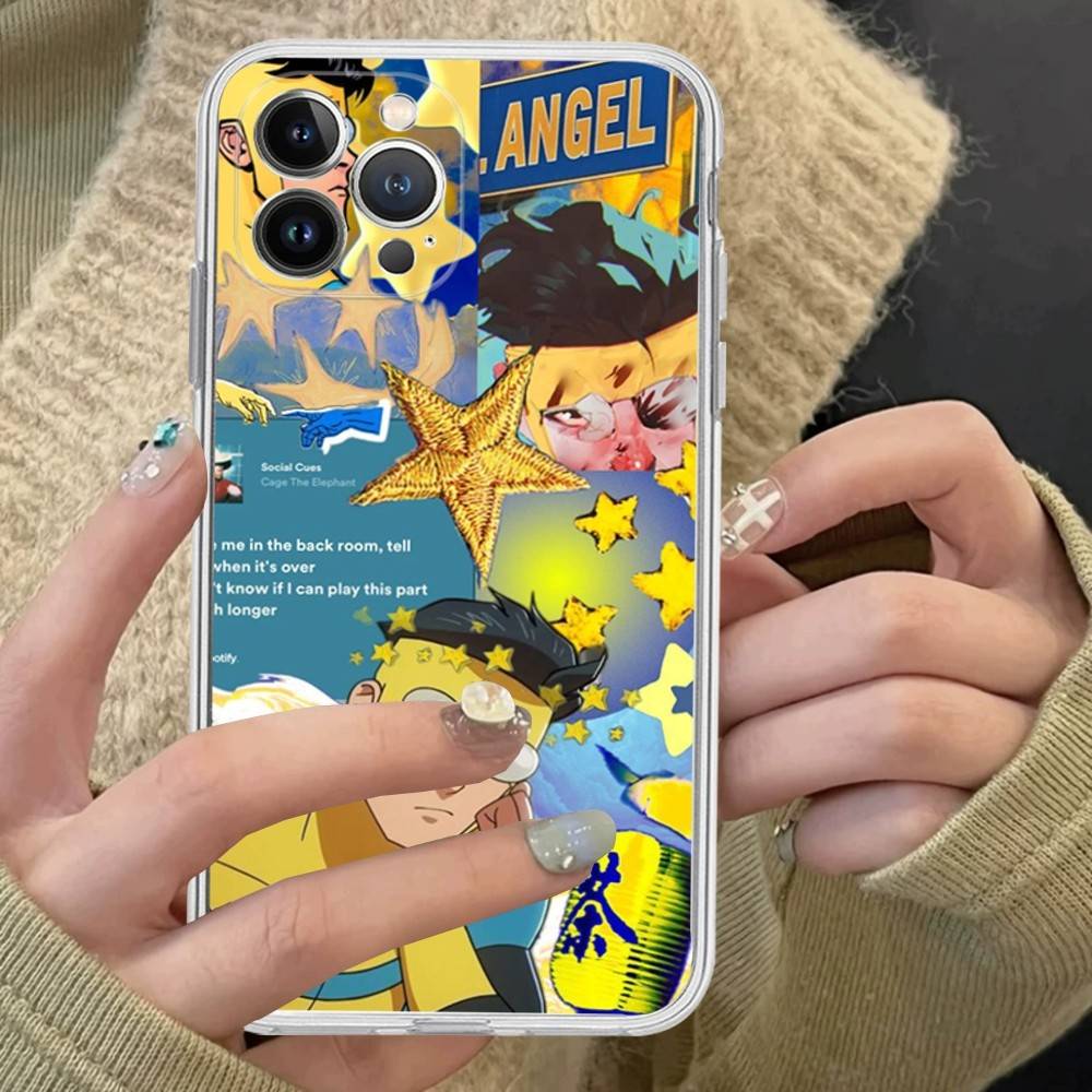 Популярная серия супергероев I-Invincible Для IPhone 17 16 15 14 13 12 11 Pro Max Plus Чехол для телефона Высококачественный Силикон