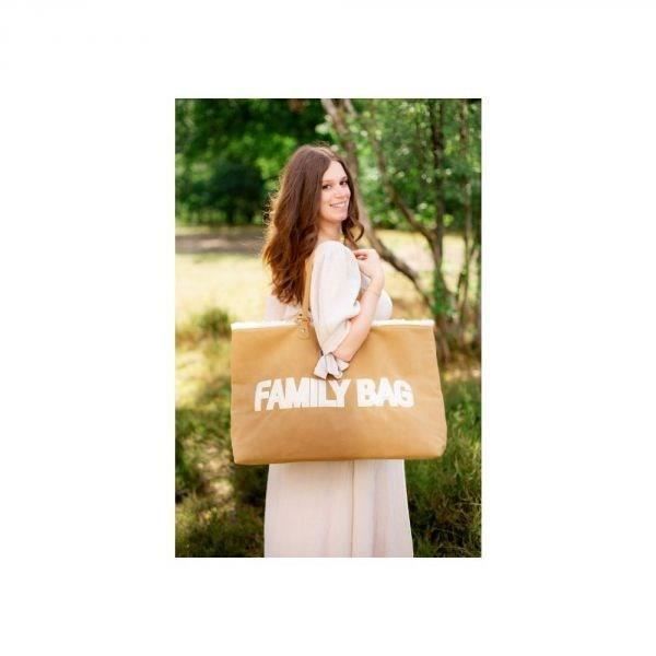 Семейная сумка Sac A Langer - Имитация замши