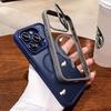 Phone Case For 17 16 15 14 13 12 11 Pro Max Plus Air For Magsafe Transparent Magnetic Cameras Stand Holder Bumper Cover
