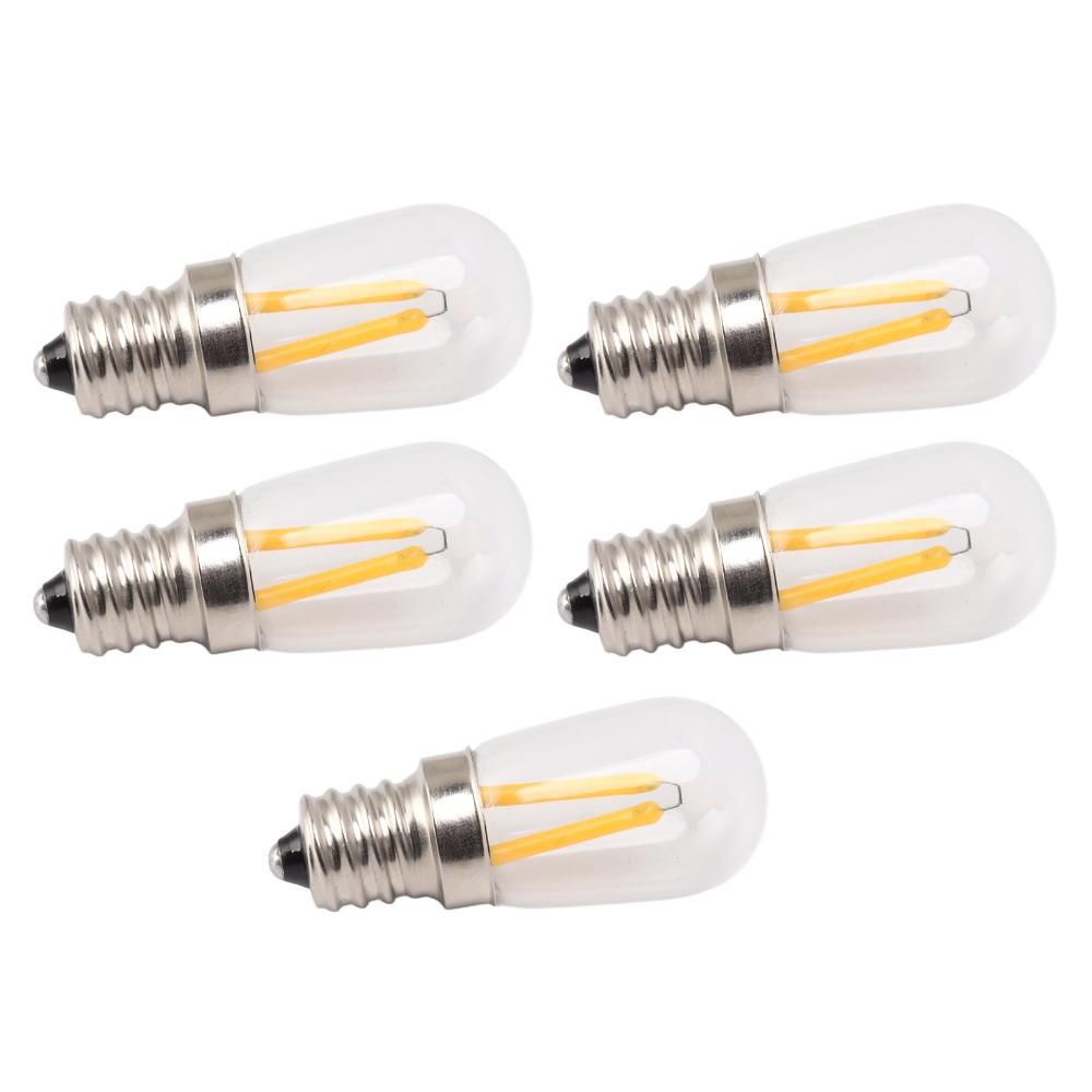5 Pack 1.5W LED Fridge Light Bulbs E12 Fridge Light Bulbs Refrigerator Lamp Bulbs Indoor