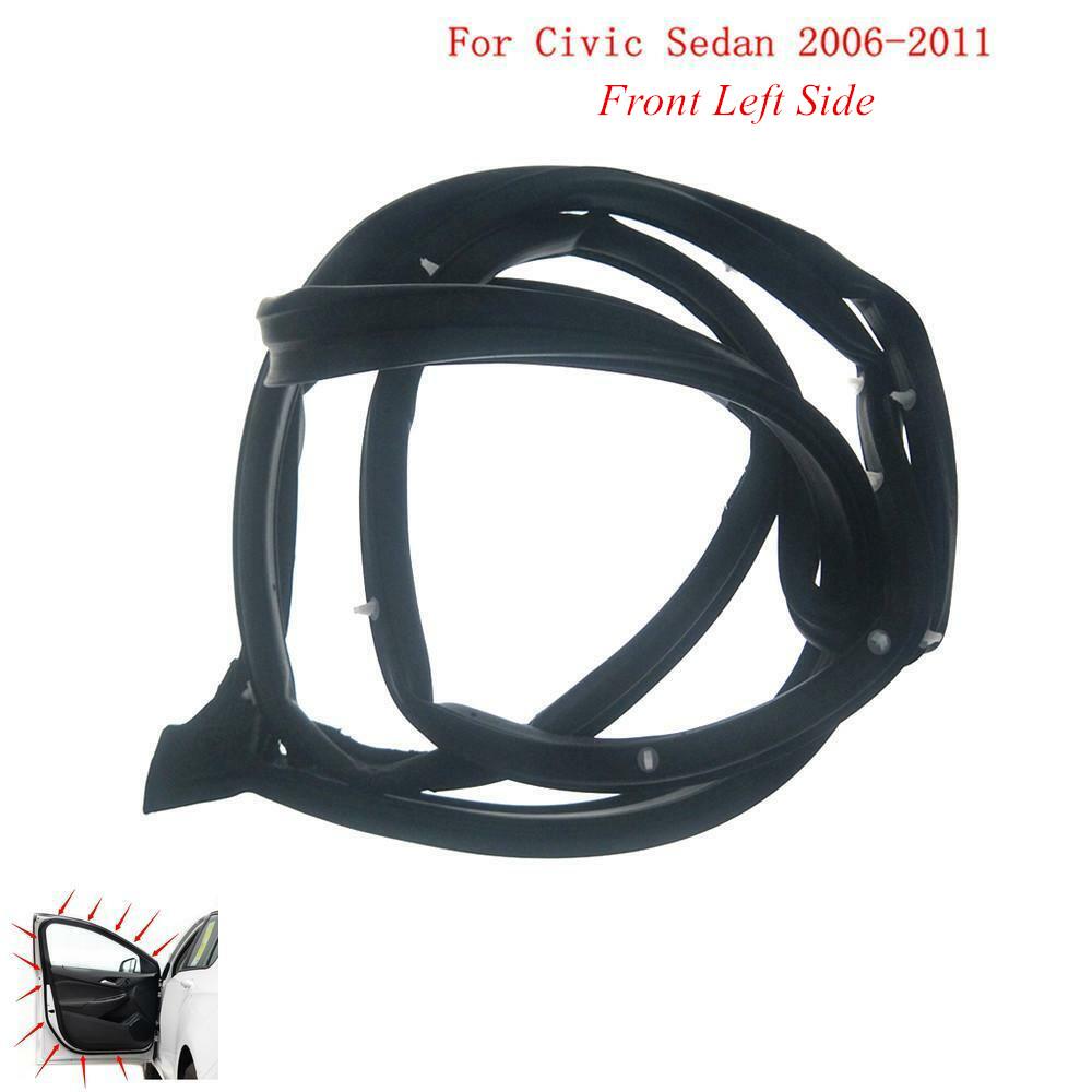 Уплотнительная накладка уплотнитель погоды передней левой двери для Honda Civic 2006-11