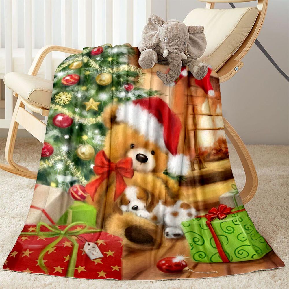 Christmas 53 Blanket Ultra-Soft Perfect for Sofa Picnics Bed All-Season Use Digital Print Birthday Christmas Gift Blanket