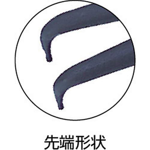 TOP Industrial (TOP) Snap Ring Pliers, for Holes, Curved Jaws, Fits Rings 6-11mm, 0.7mm Tip, Ultra-Fine Type, C-Ring Pliers, Reel, Maintenance, HB-125