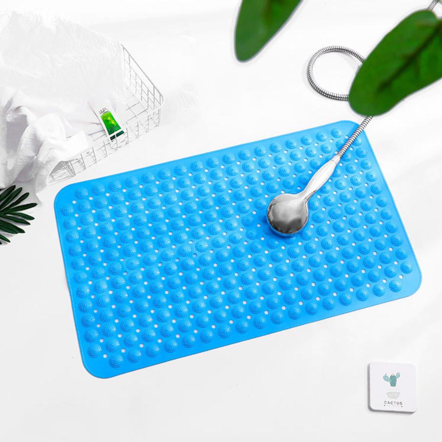 Нескользящий коврик для ванной комнаты без запаха, для ванной, душа, большая присоска, массажная подушечка для ног, гигиенический коврик с интервалом для воды