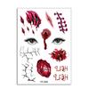 Tattoo Sticker Skin-friendly Eye-catching Paper Bloody Scars Tattoo Sticker for Men