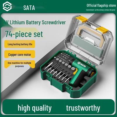 Перезаряжаемая электрическая отвертка SATA D05750 Штепсель CN (адаптер в комплекте)