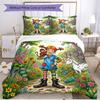 3pcs Duvet Cover Set (1*Duvet Cover + 2*Pillowcase, Without Core), Pippi Longstocking Print Soft All‑Season Bedding Set, Home Bedroom Decor Gift