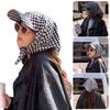 Street Wear Gingham Headscarf Sun Hat Comfortable and Stylish Headpiece Scarf Hat for Outdoor Activity and Theme Event