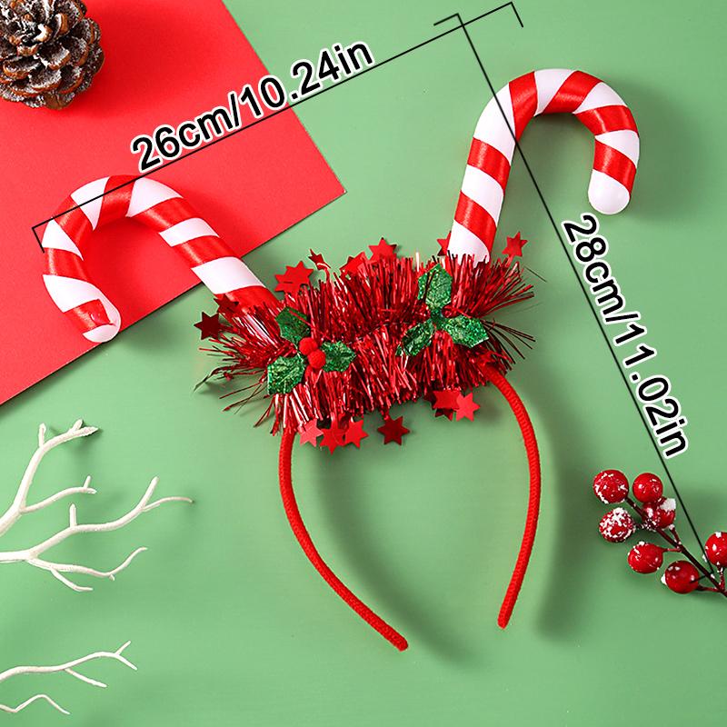 1PC Party Christmas Trees Christmas Lightening Hair Band Snowflake LED Light Headband Gift Cosplay ARI
