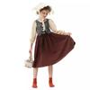 Halloween Children's Costume Ethnic Vintage Court Medieval Pastoral Farm Girl Princess Dress