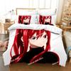 3D-принт аниме Fairy Tail Logo Natsu Комплект постельного белья для мальчиков и девочек Twin Queen Size Пододеяльник Наволочка Детская кровать Взрослый Домашний Текстиль