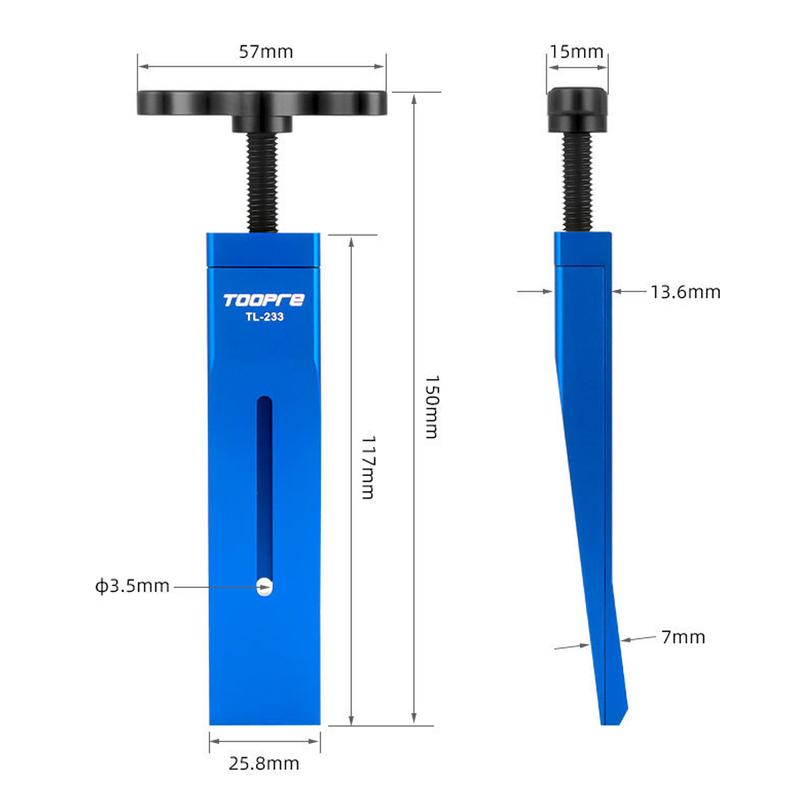 TOOPRE Bicycle Hydraulic Oil Disc Brake Piston Reset Tool MTB Road Bike Oil Disc Brake Caliper Piston Reset Installation Tools