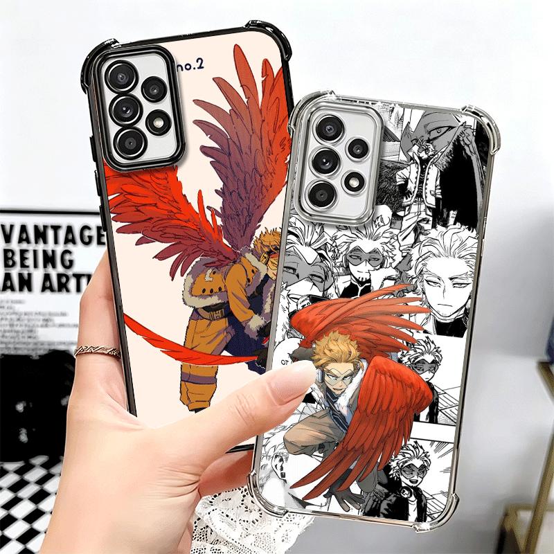 MHA My Hero Hawks Мягкий чехол для телефона для Samsung A17 A27 A07 A37 A57 A16 A56 A15 A55 A14 A54 A13 A53 A26 A36 A25 A35 A24 A34 A23 A3