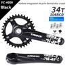 TANKE Crankset 170MM Bicycle Chainring Hollow Integrated Crankset 104 BCD Narrow Wide Bike MTB Crown  Square Hole Sprocket Crank