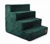 Milo Velvet Bottle Green Stairs 3 Steps