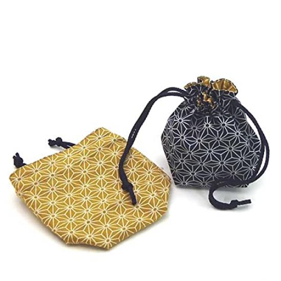 Wooden Shogi Pieces and Chess Specially Selected Chess Pieces In a Paulownia Box with a Hexagonal Chess Bag. Bold, (red Lining) Bag.